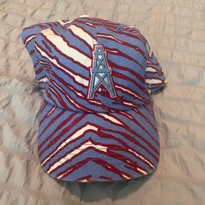 Zubaz Houston Oilers Dad Hat